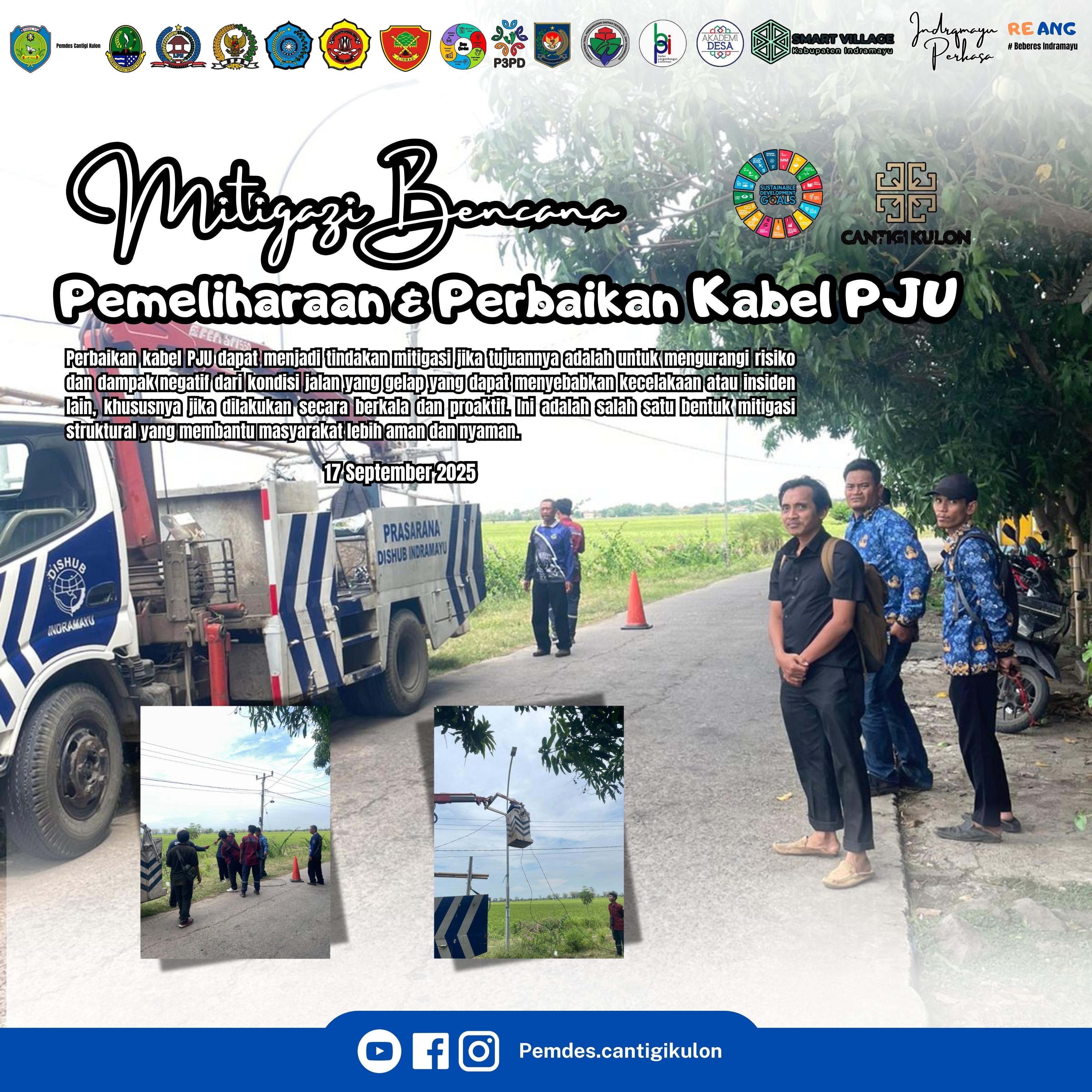 PEMELIHARAAN DAN PERBAIKAN KABEL PJU