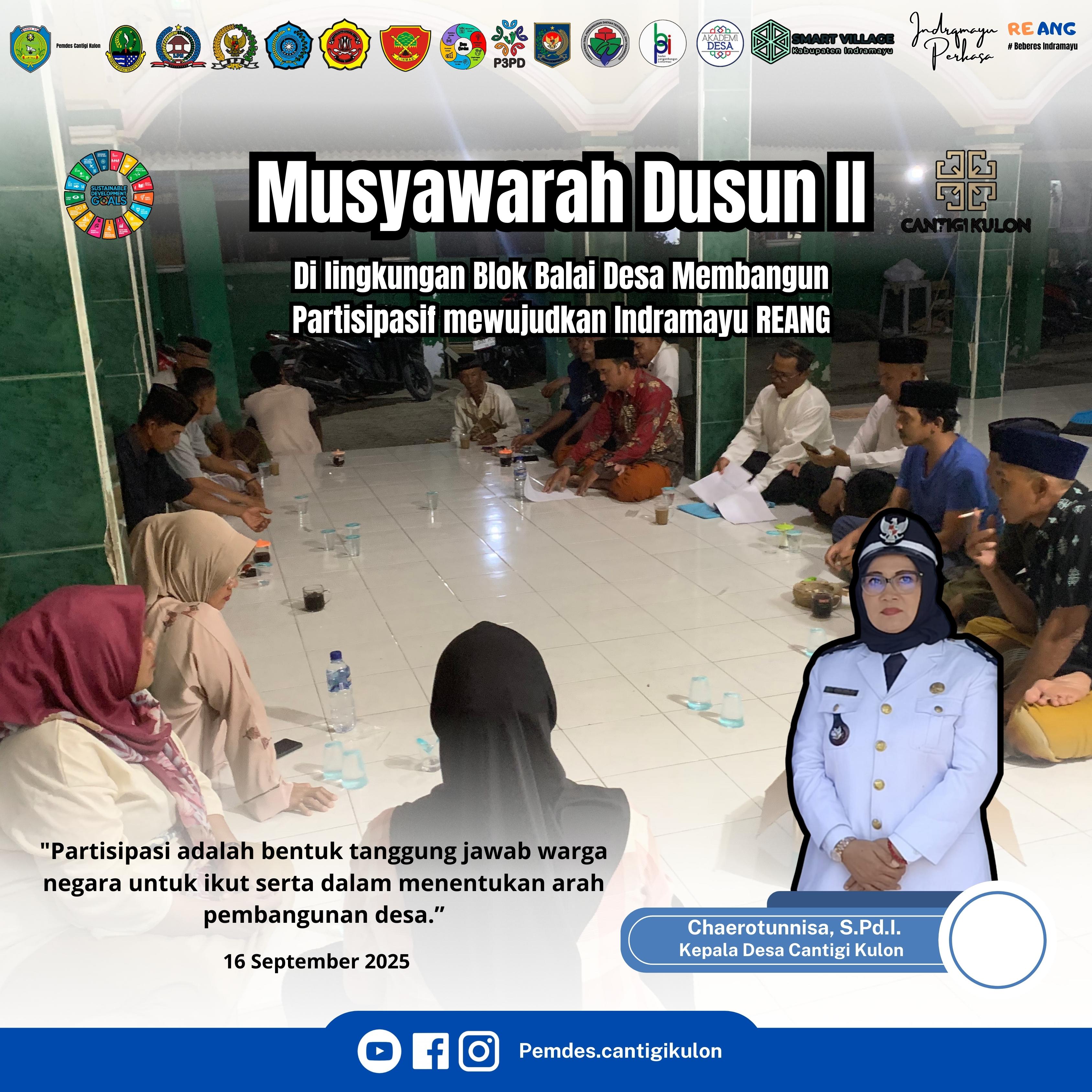 MUSYAWARAH DUSUN II