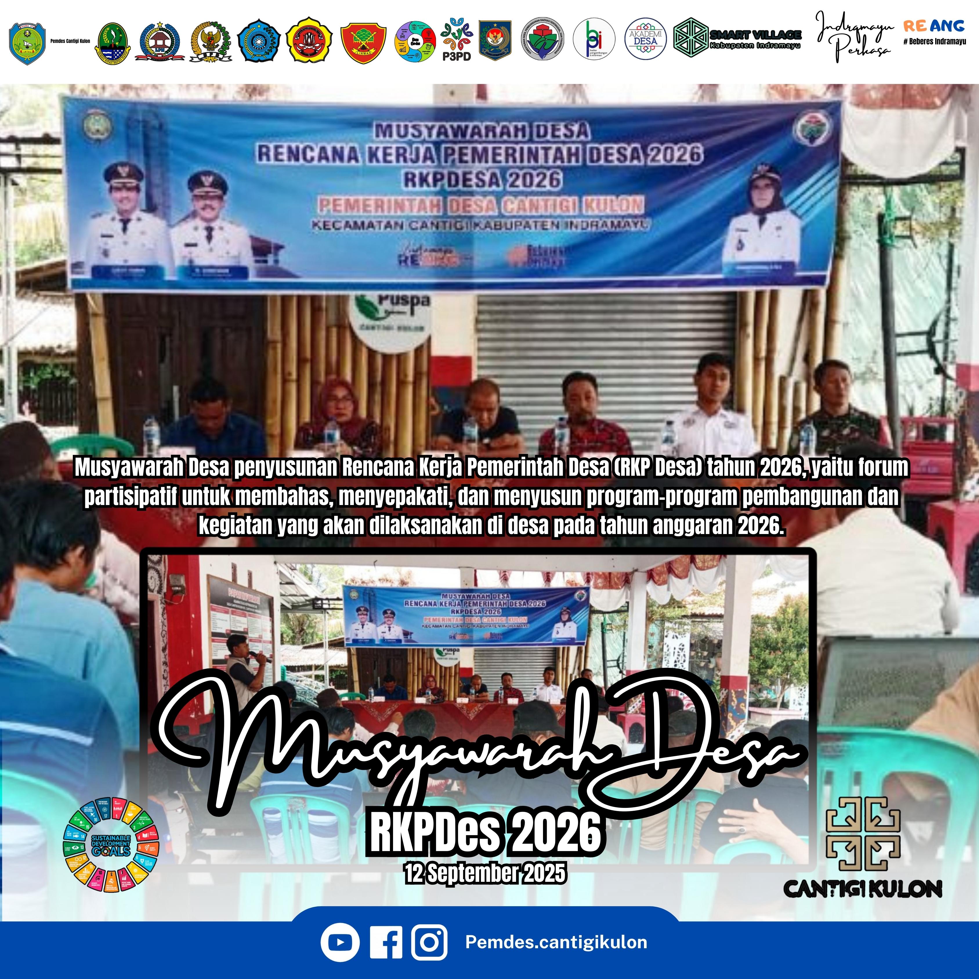 MUSYAWARAH DUSUN "RKPDES 2026"