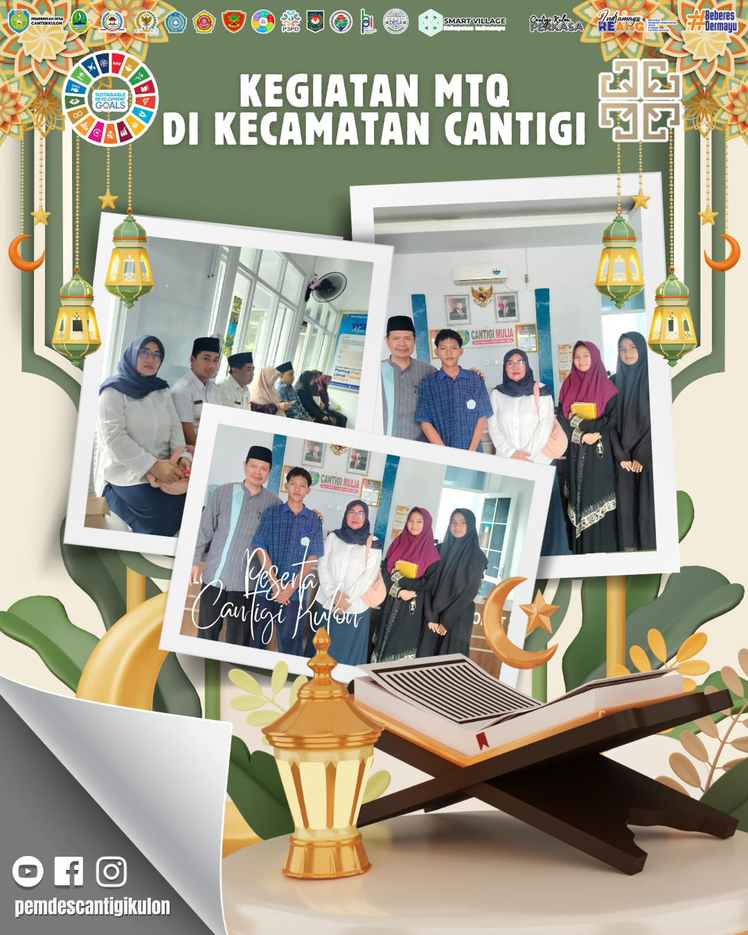Kegiatan MTQ Di Kecamatan Cantigi